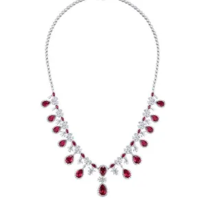 قلادة فاخرة جديدة من الفضة الإسترلينية عيار 925New Luxury 925 Sterling Silver Necklace