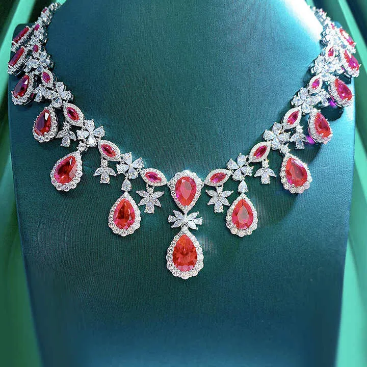 قلادة فاخرة جديدة من الفضة الإسترلينية عيار 925New Luxury 925 Sterling Silver Necklace