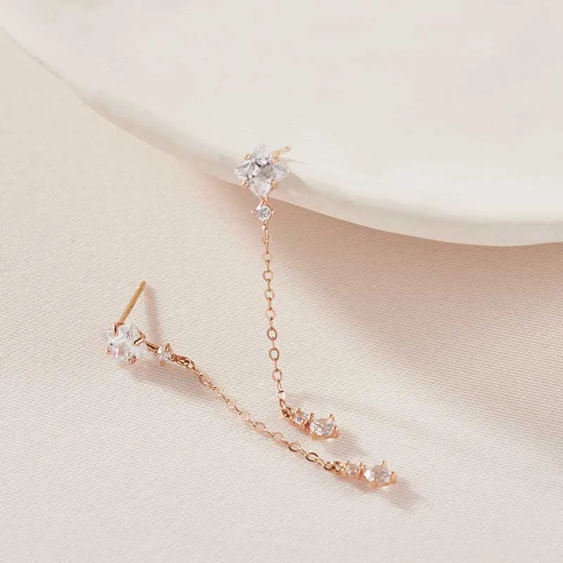 [14K Gold] Young and Rich Earrings