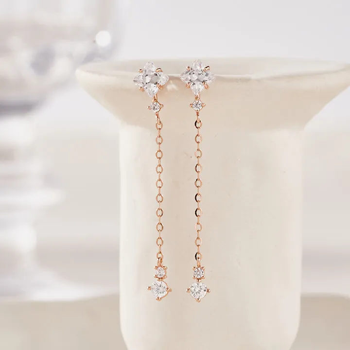[14K Gold] Young and Rich Earrings