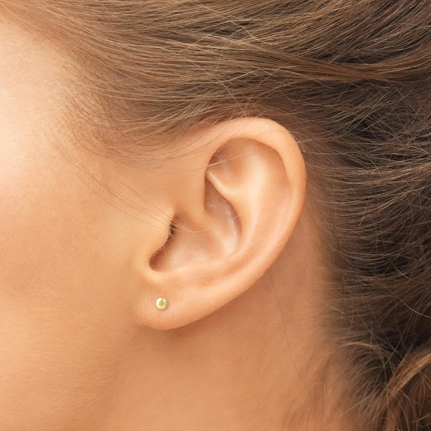 18K Gold Plated Sterling Silver Stud Earrings for Women - Made of Real Sterling Silver - 18K Gold Plated - Available Across Various Shapes and Designs