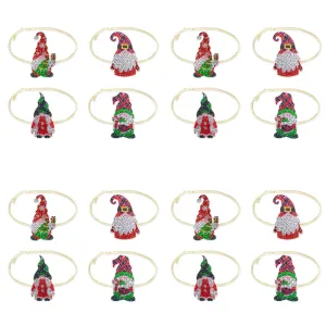 4PCS Diamond Painting Xmas Hanging Ornament Drapes Rope (Gnome #2)