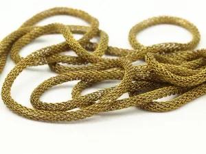5m - 3mm Raw Brass Mesh Chain Ch0303 Z140