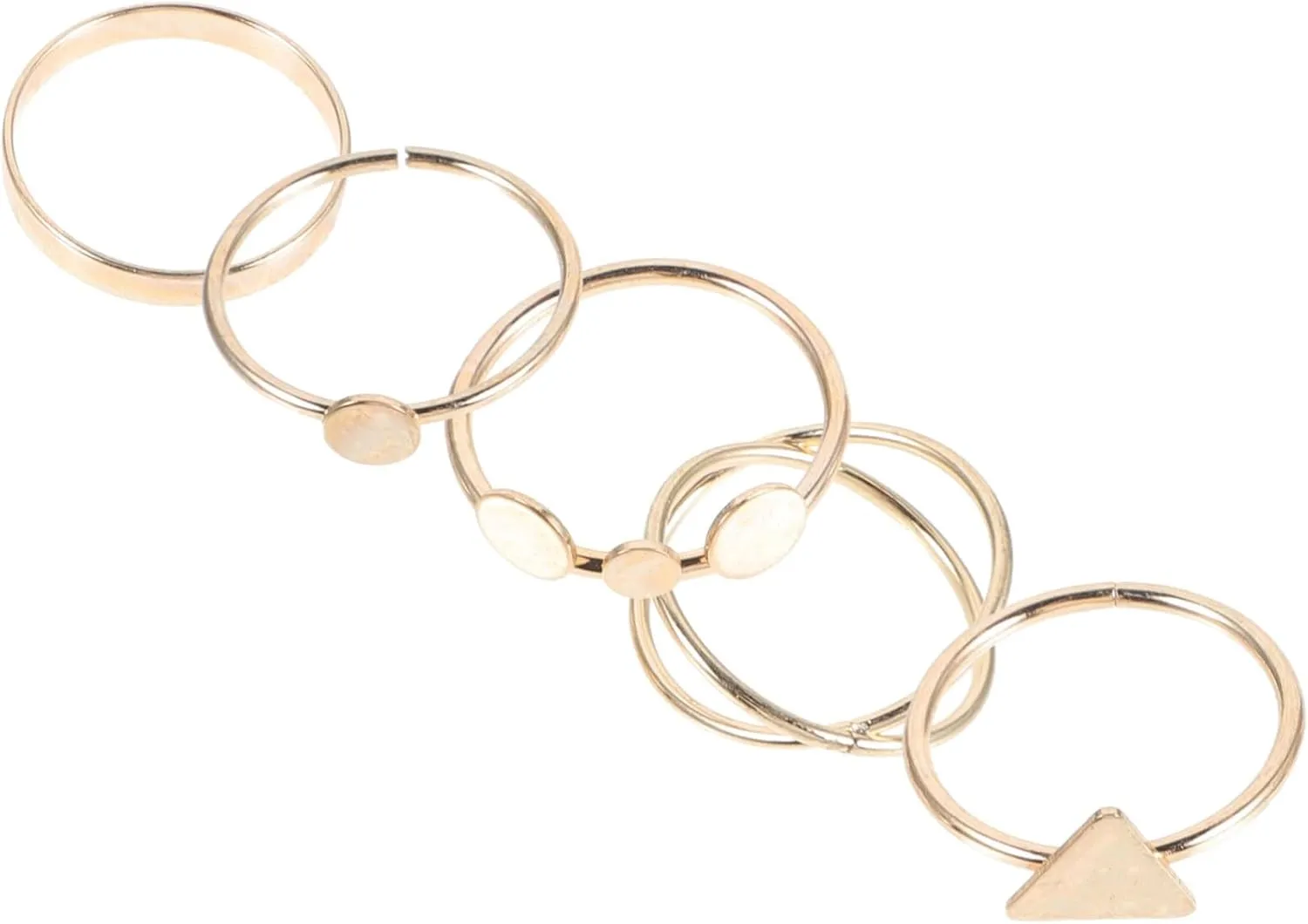 5pcs Women's Knuckle Rings Love Ring Fashion Comfort Multi-use Wedding Date