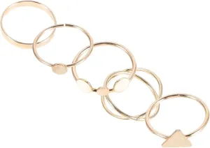 5pcs Women's Knuckle Rings Love Ring Fashion Comfort Multi-use Wedding Date