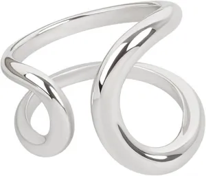 925 Sterling Silver Rings Handmade Rings Adjustable Open Teardrop Rings Waterdrop Ring for Women