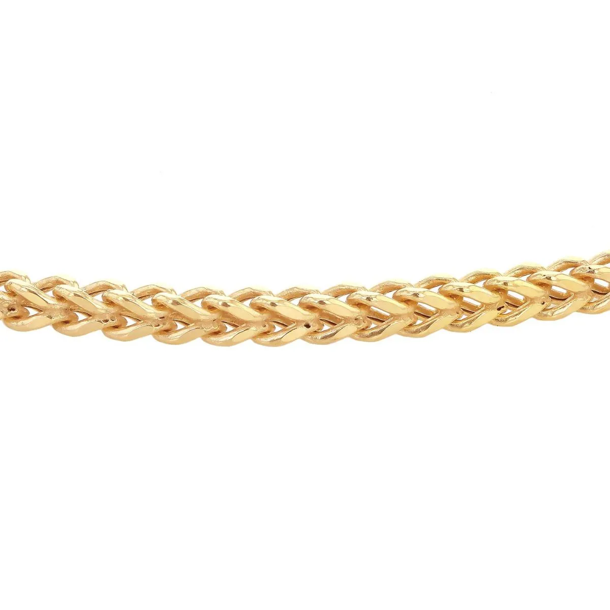 9K Yellow Gold 2.8mm Square Spiga Chain /22’’