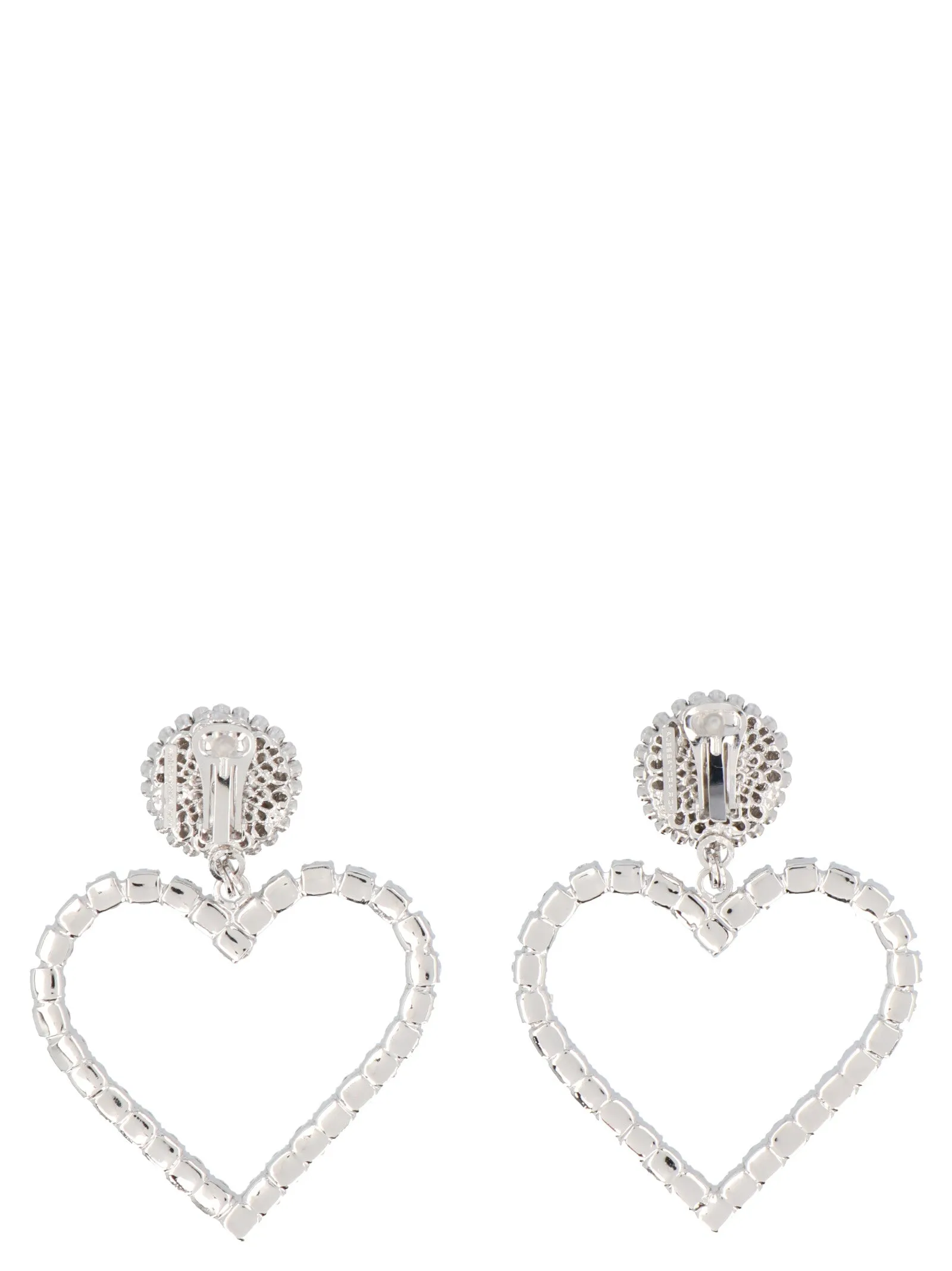 Alessandra Rich Heart Earrings