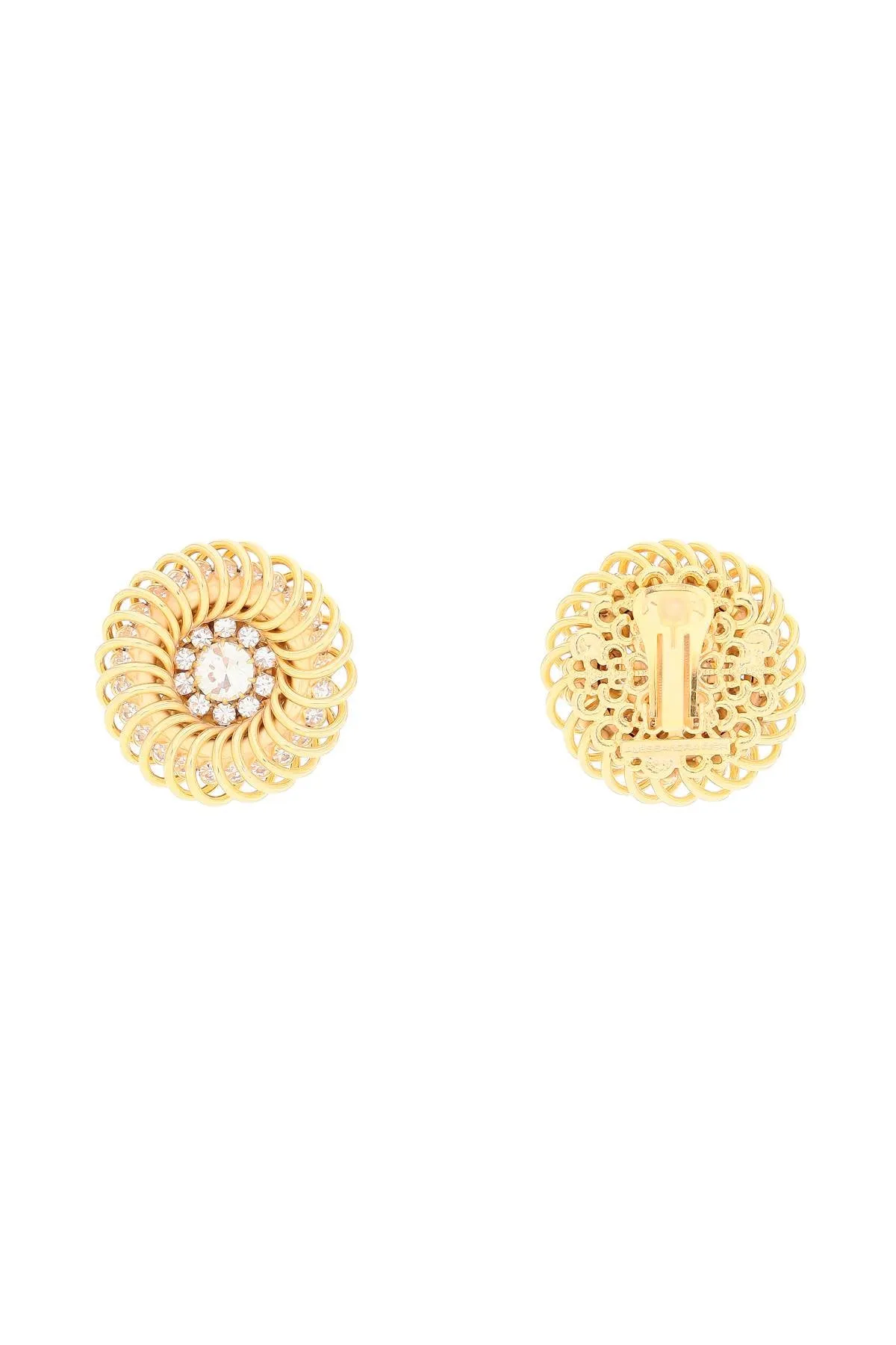Alessandra rich spiral earrings