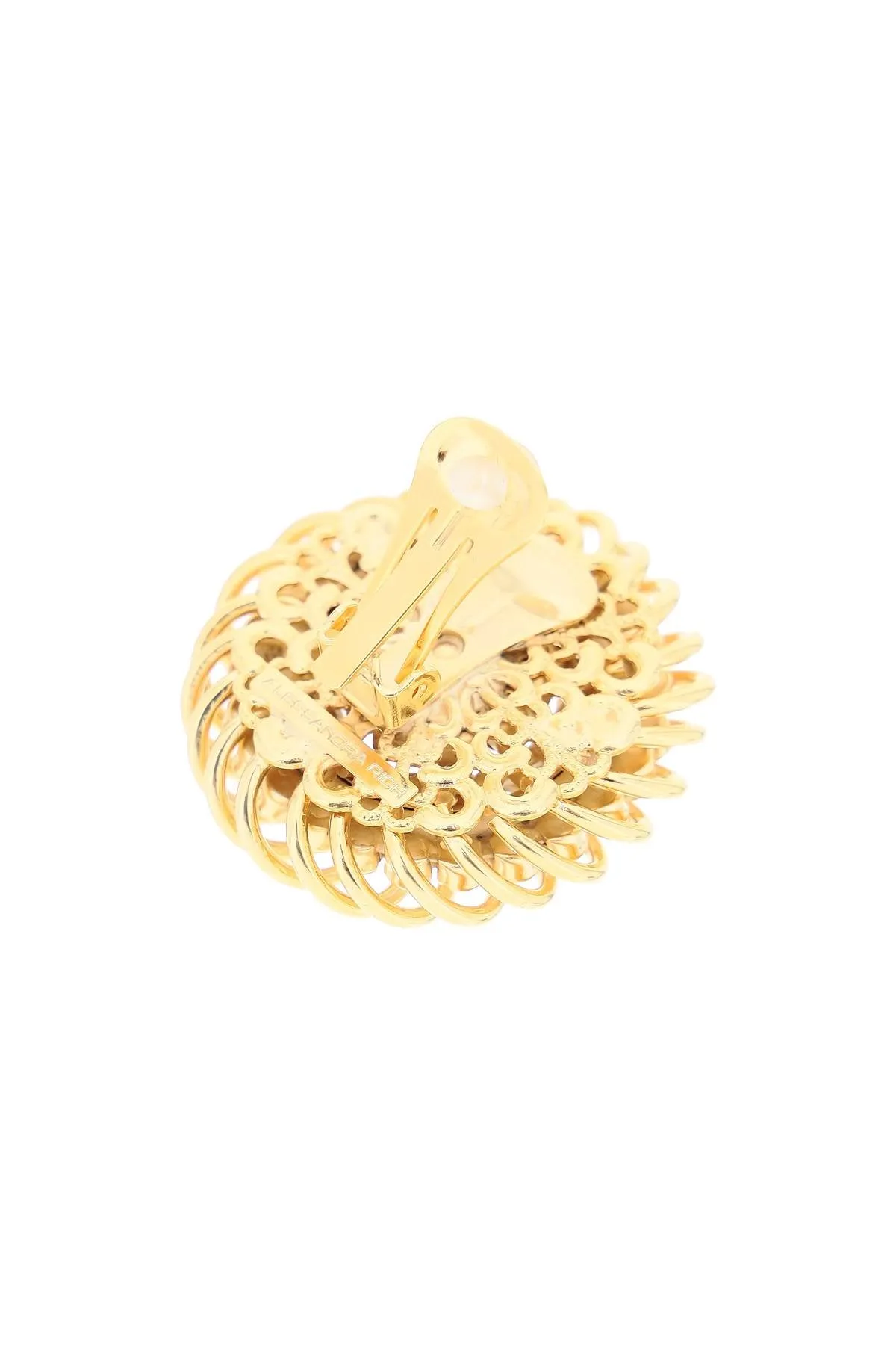 Alessandra rich spiral earrings