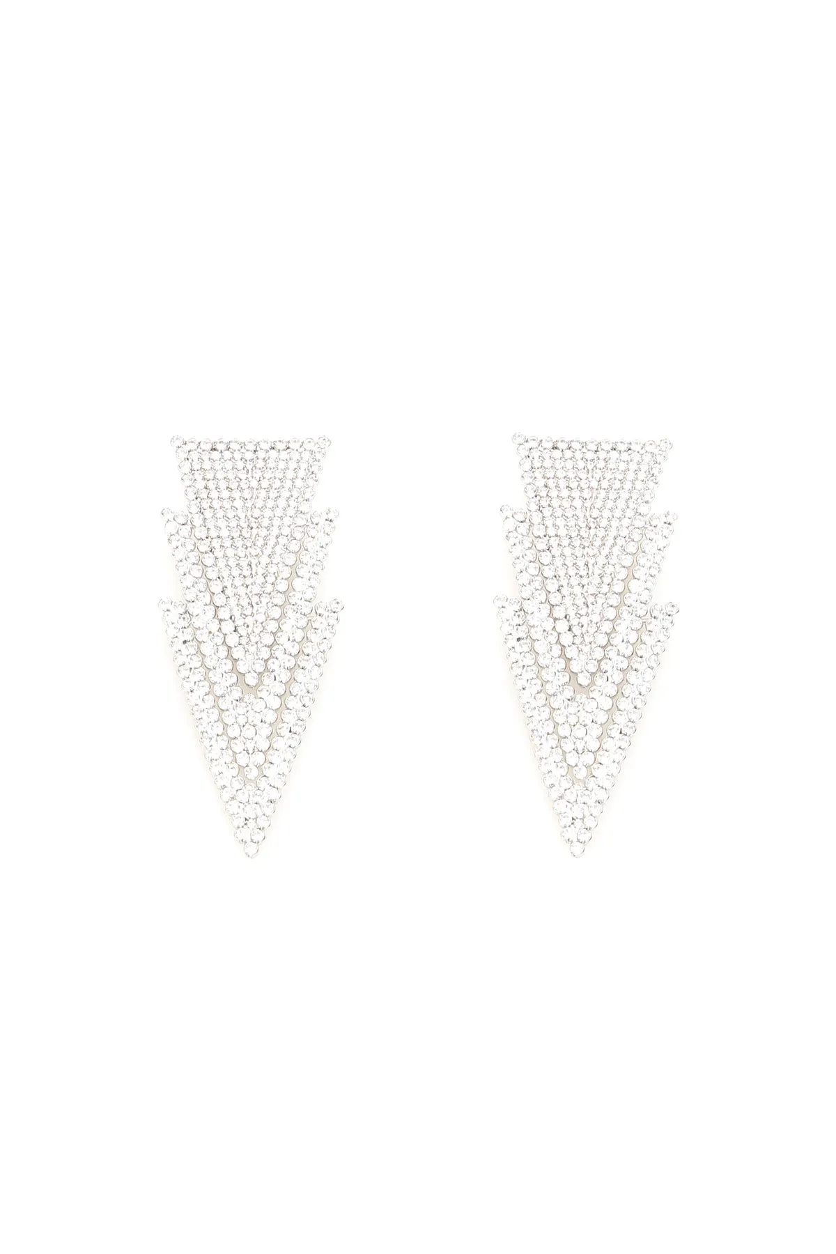 Alessandra Rich Triangle Earrings