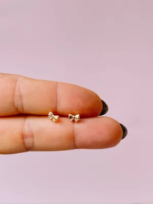 Baby Bow Studs