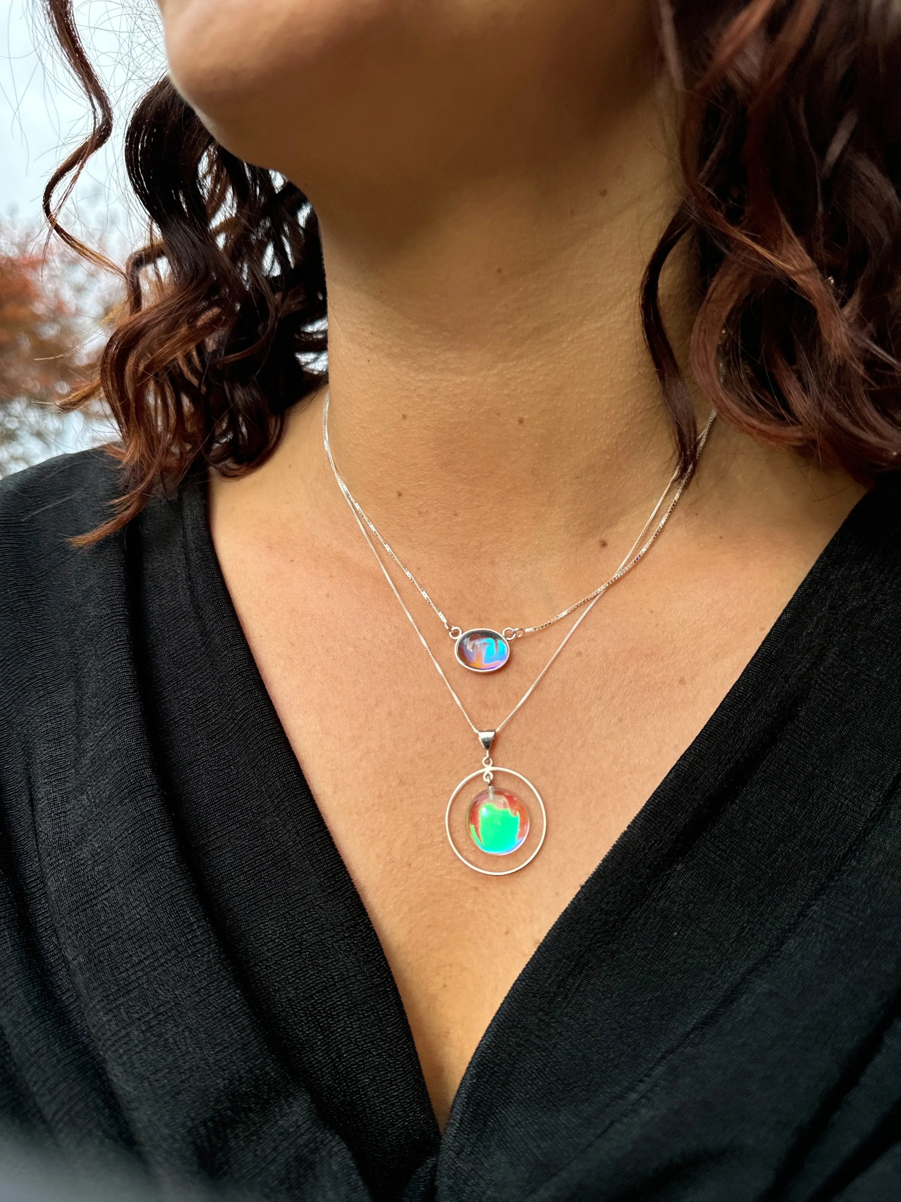 Circle with Loop Pendant