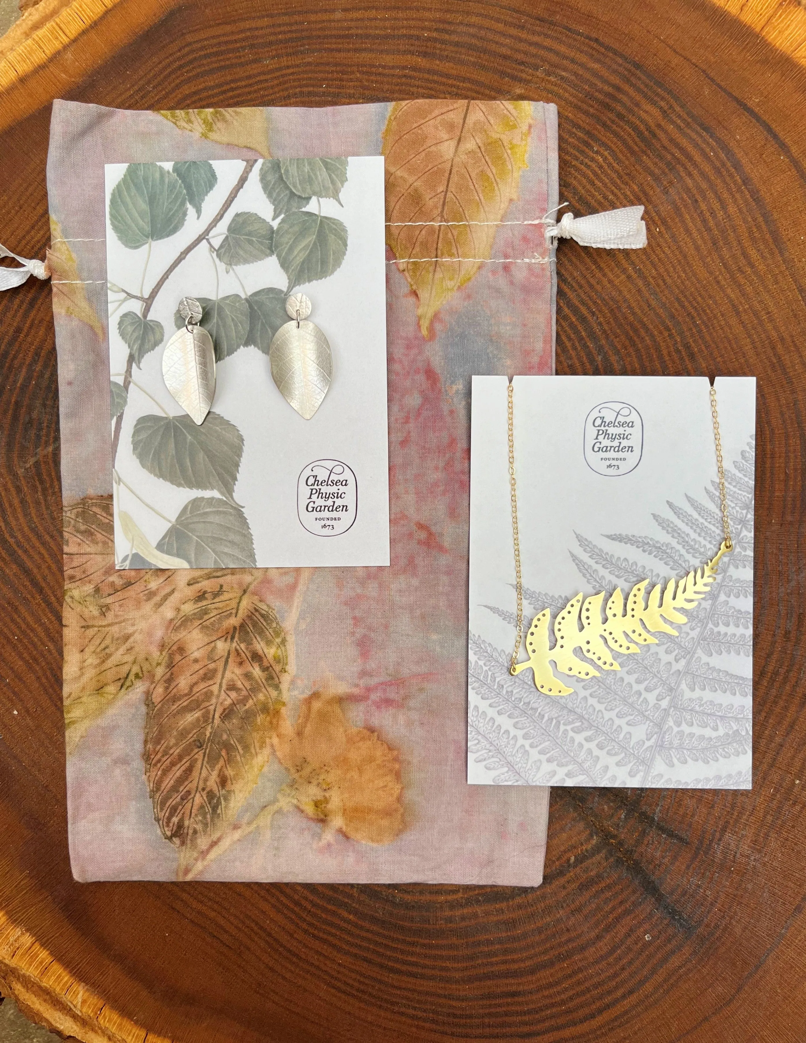 CPG Silver Leaf Long Studs