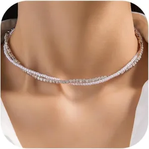 CSIYANJRY99 Colorful Beaded Choker Necklaces for Women Cute Aesthetic Summer Beach Necklace Boho Beachy Green Beads Choker Summer Womens Sandal Accessories