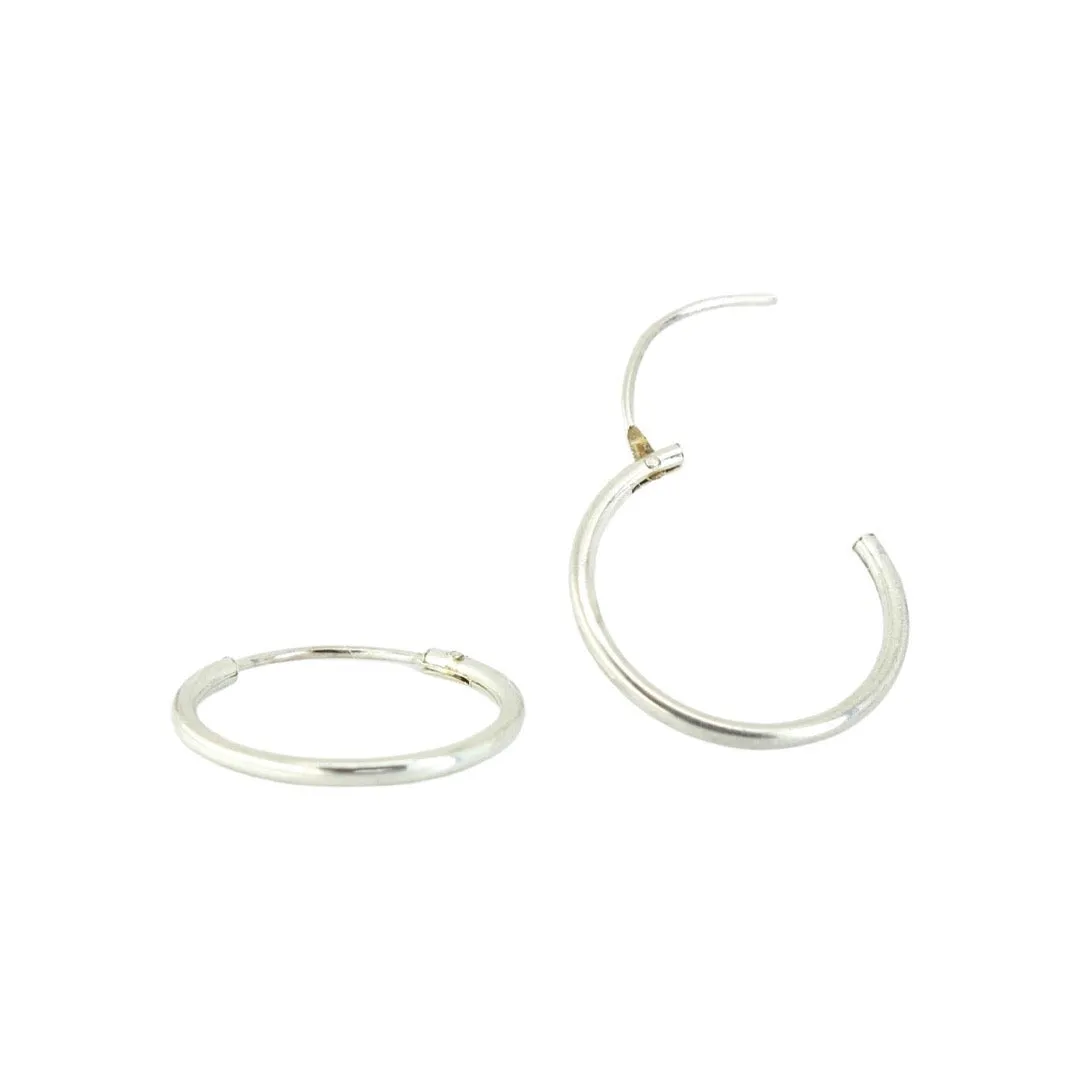 Dainty Sterling Forever Hoops