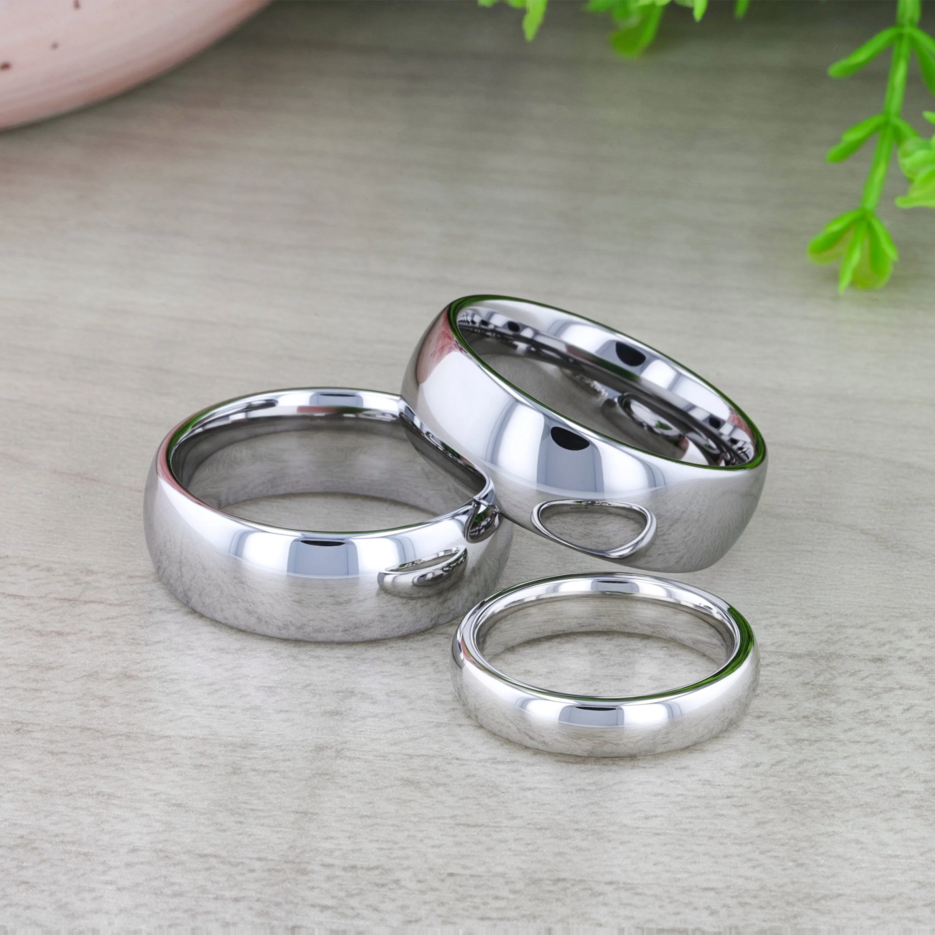 DOMINUS Domed Tungsten Carbide Ring - 2mm - 12mm