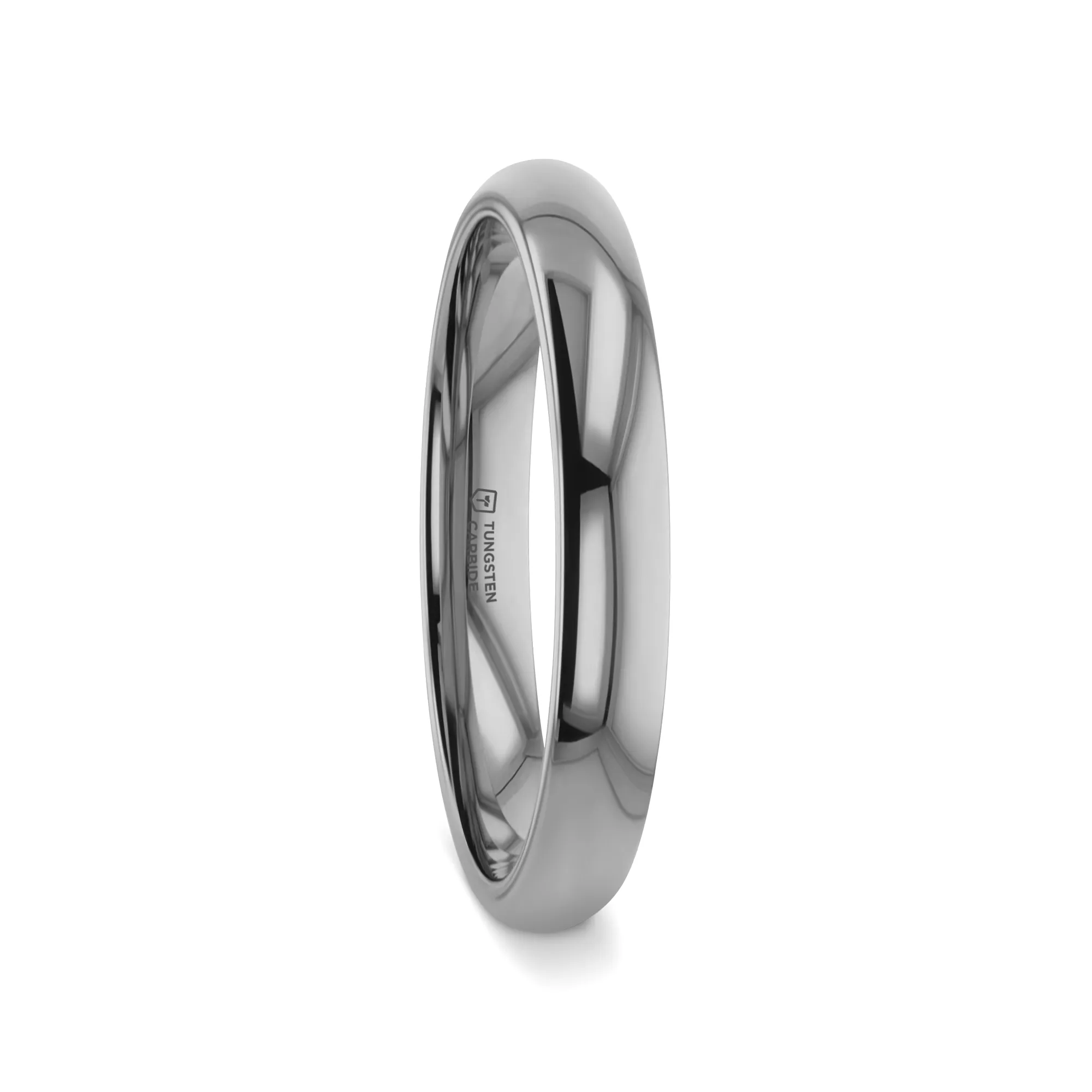DOMINUS Domed Tungsten Carbide Ring - 2mm - 12mm