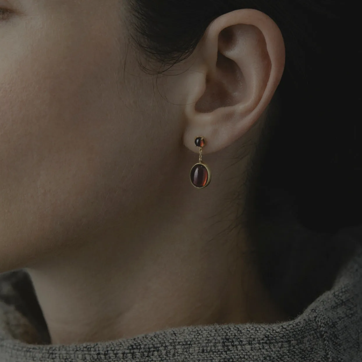 E8601GN | Garnet Glacé Earring