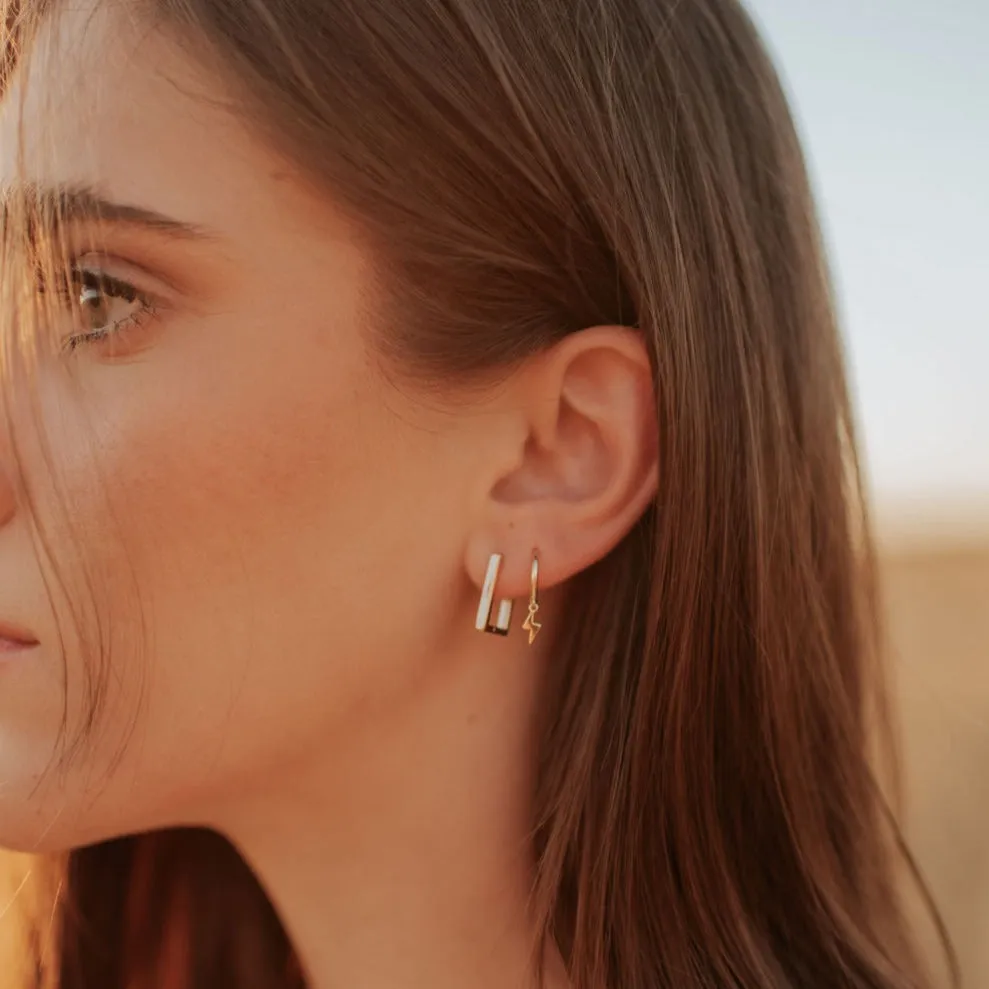 Ellie Rectangle Hoops