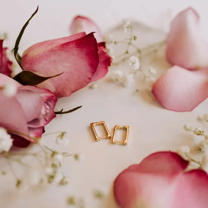 Ellie Rectangle Hoops