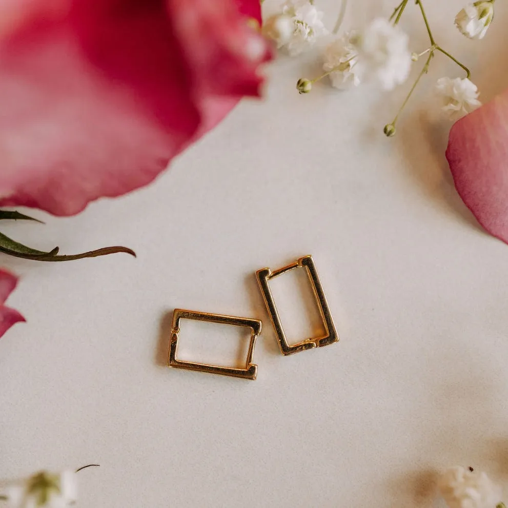 Ellie Rectangle Hoops
