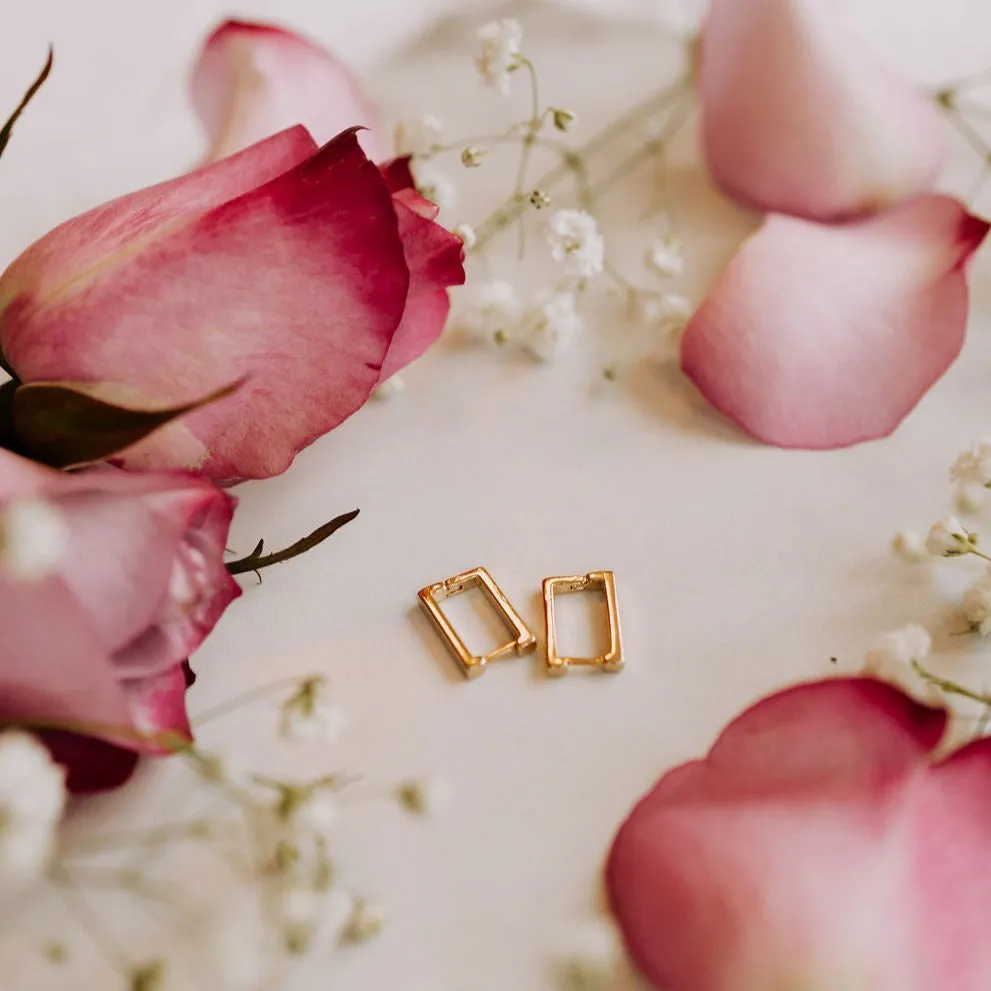 Ellie Rectangle Hoops