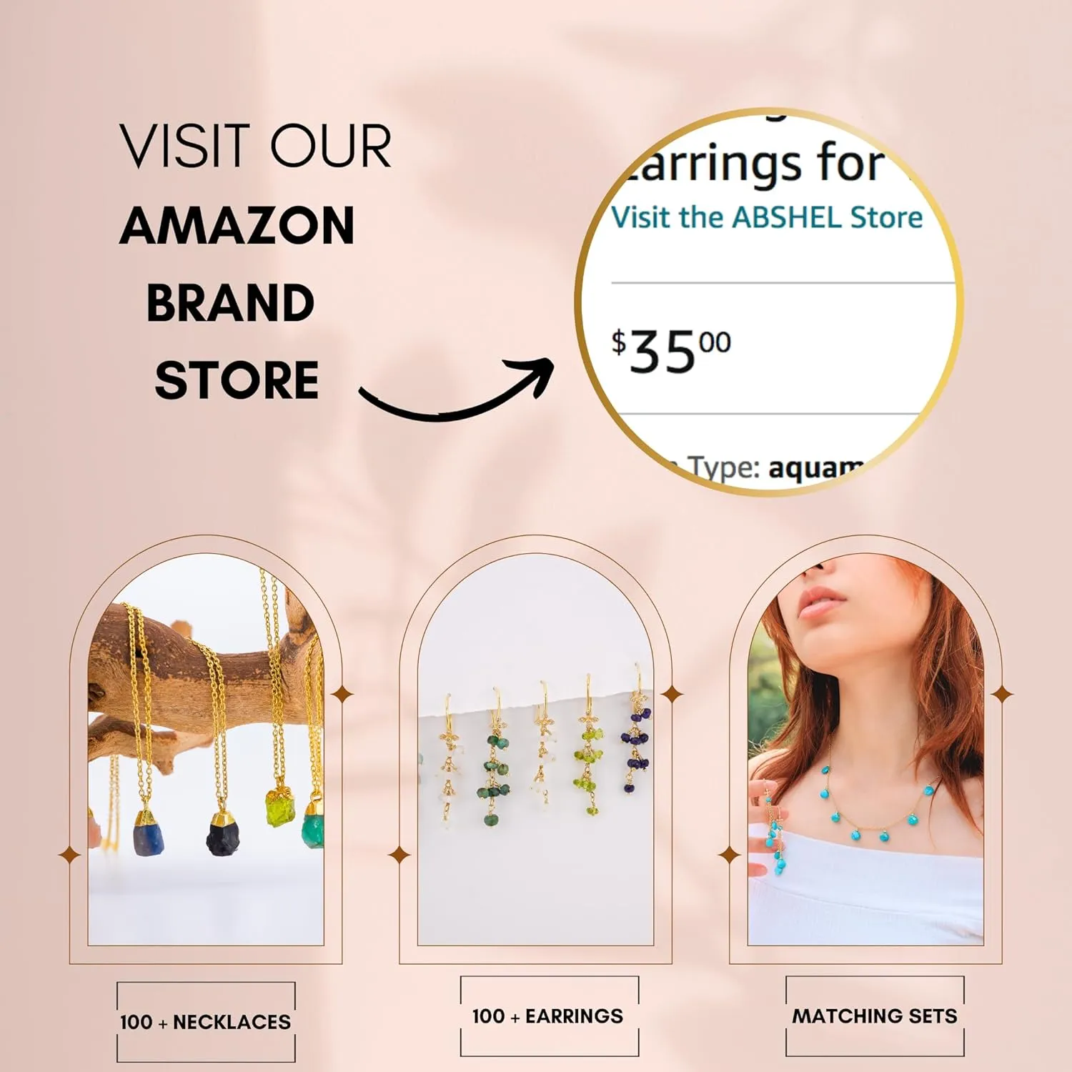 Emerald Necklace for Women, Premium Gold Cube Necklaces for Women - Tarnish Free 18K Gold Vermeil Certified S925 Classic Statement Necklace Gold Jewelry for Women - Mothers Day Gifts for Mom Wife