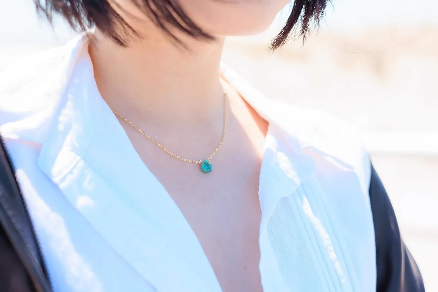 Emerald Necklace for Women, Premium Gold Heart Necklaces for Women - Tarnish Free 18K Gold Vermeil Certified S925 Classic Statement Necklace Gold Jewelry for Women - Mothers Day Gifts for Mom Wife