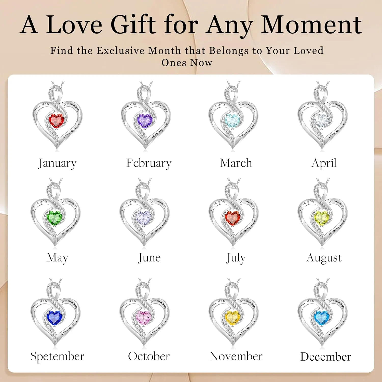    for Women   for Women S925 Sterling Silver Dainty Jewelry for Women Infinity Heart Necklace for Wife Daughter Women Birthday Gifts for Her