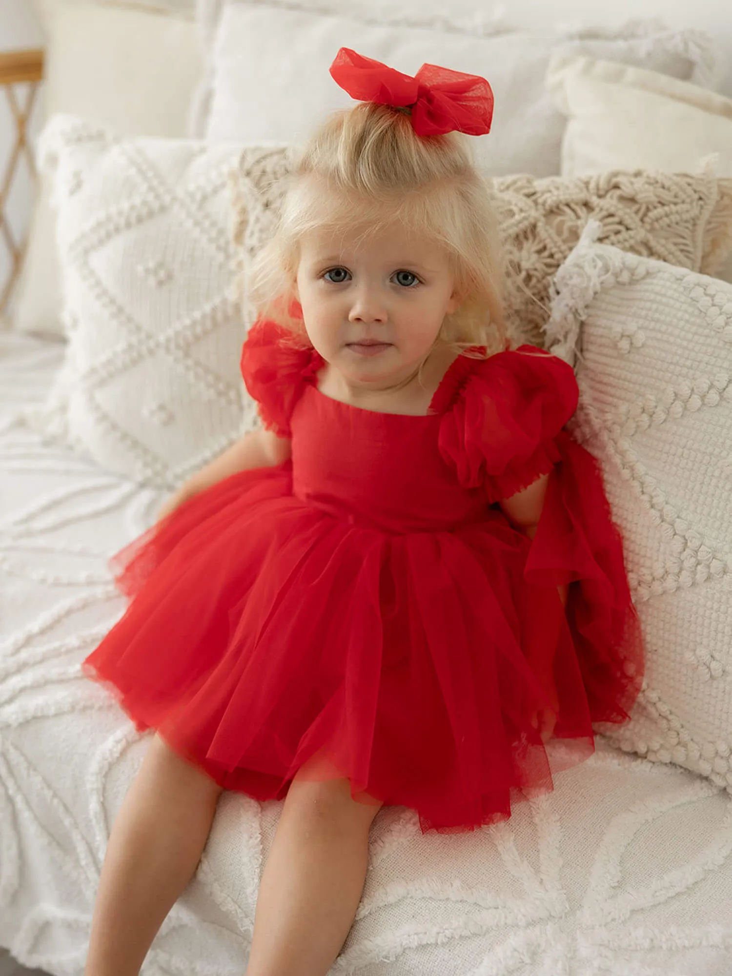 Gabrielle romper - ruby red