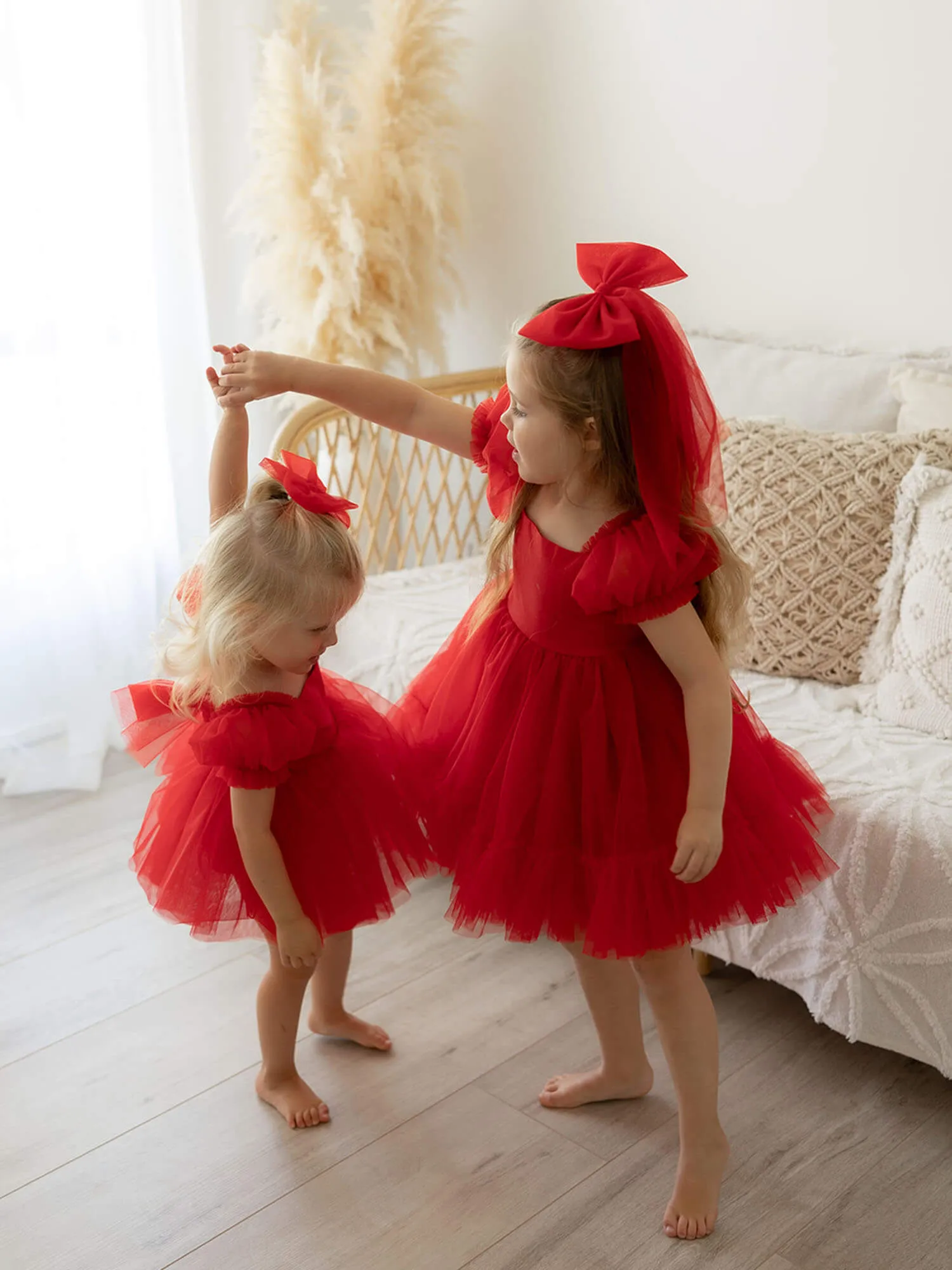 Gabrielle romper - ruby red