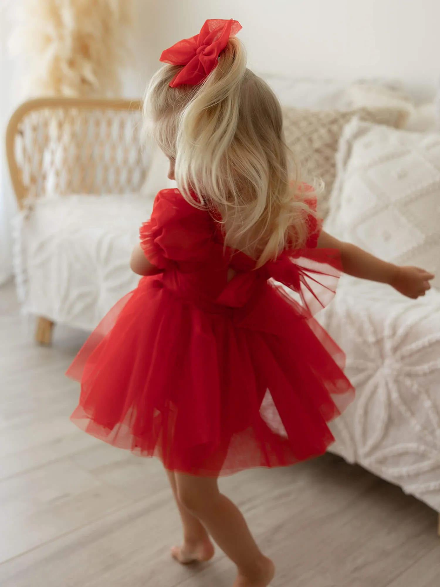 Gabrielle romper - ruby red