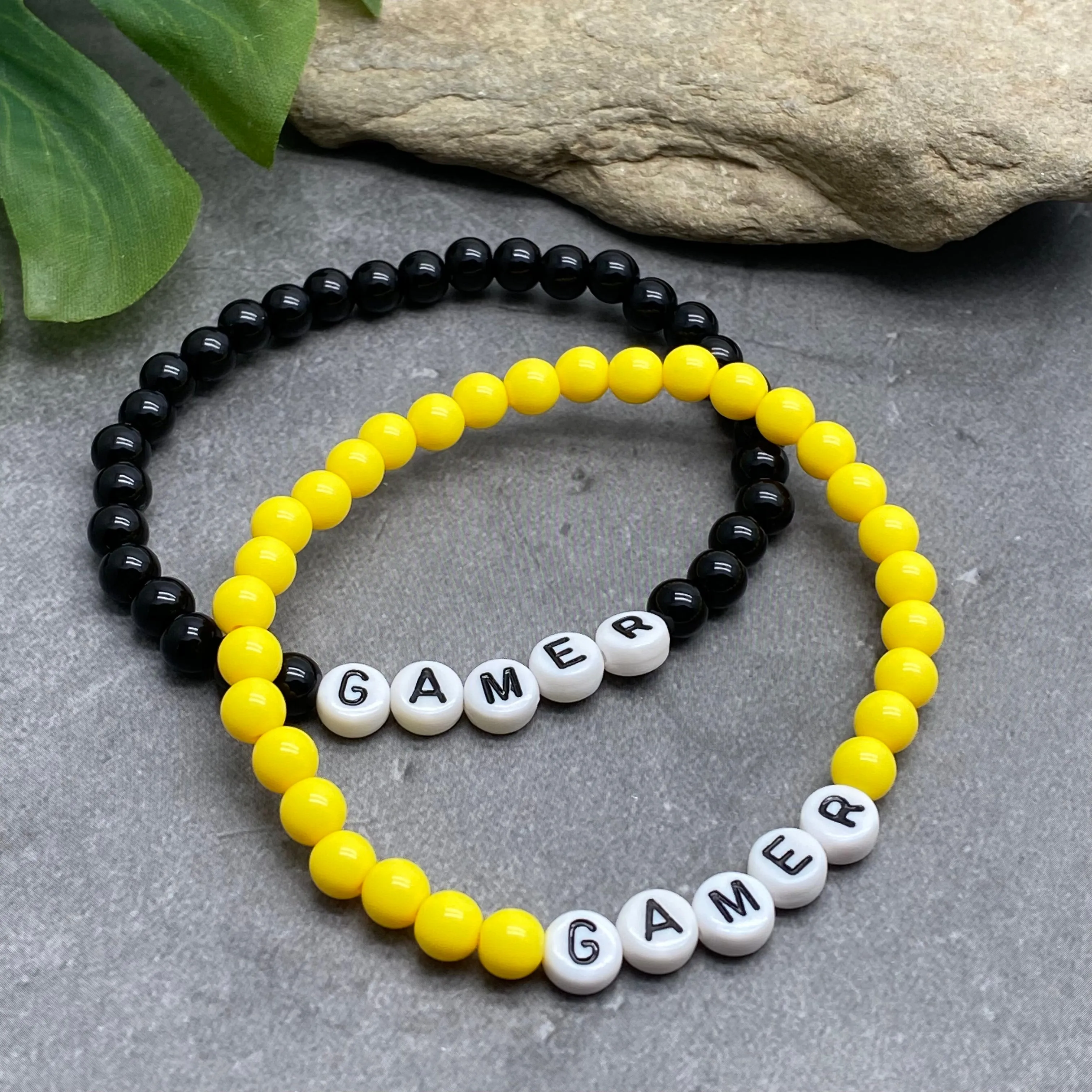 GAMER Acrylic Letter Bead Bracelet