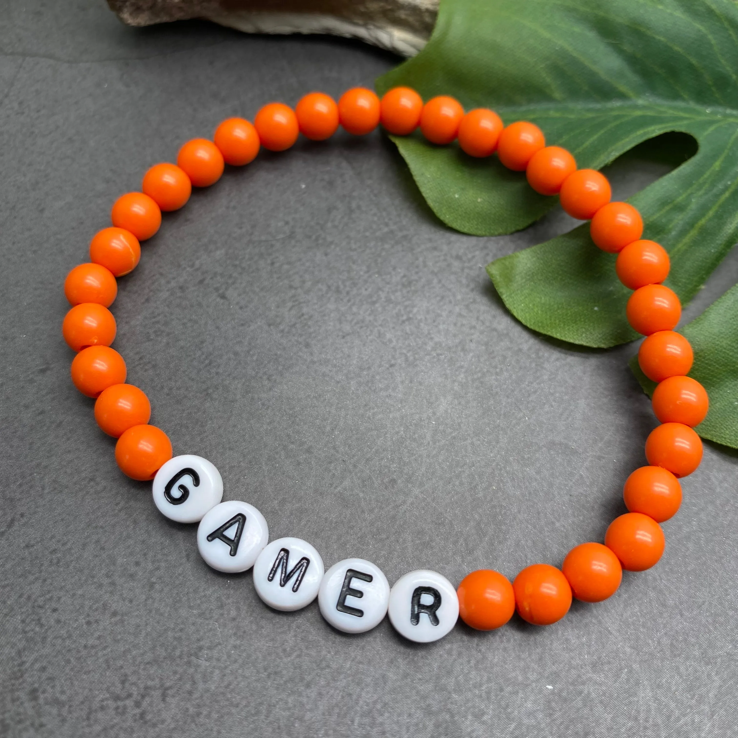 GAMER Acrylic Letter Bead Bracelet