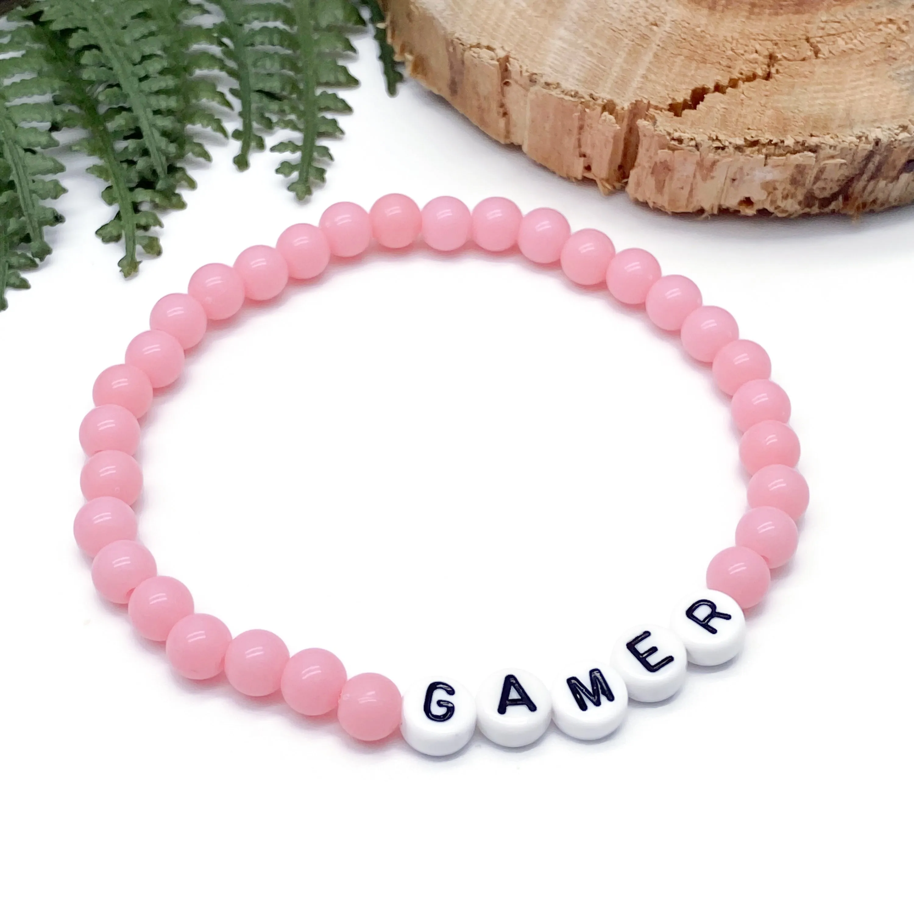 GAMER Acrylic Letter Bead Bracelet