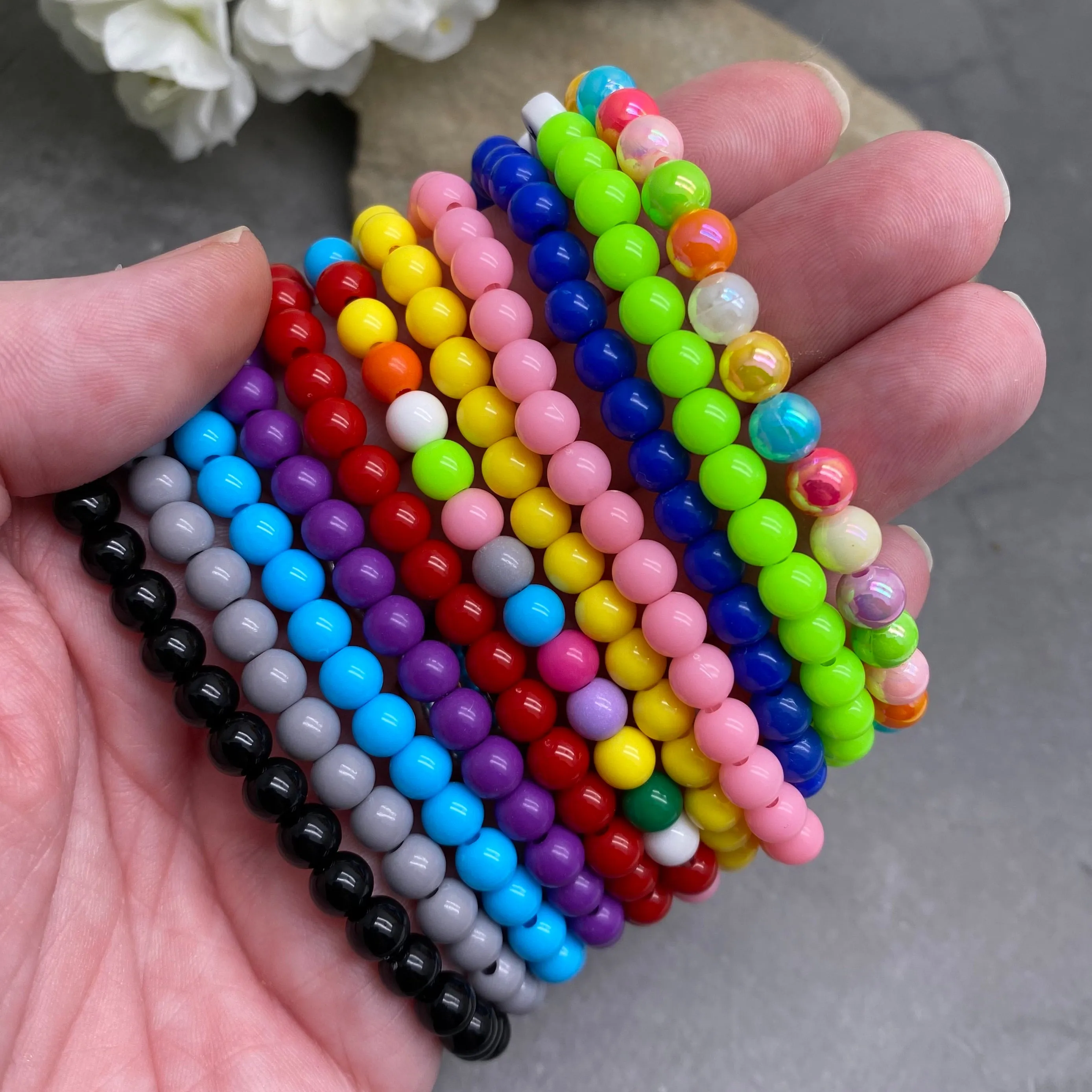 GAMER Acrylic Letter Bead Bracelet