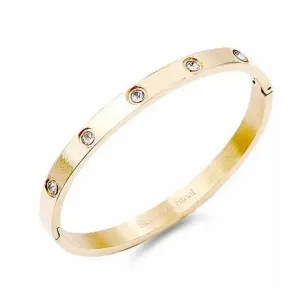 Gold Bangle Bracelet - 6MM