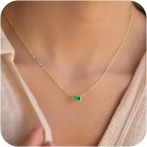Gold Necklace for Women,Dainty Gold Necklace 14K Gold Plated Cubic Zirconia Pendant Necklace Diamond Choker Necklace for Women Cute Crystal Necklaces Aesthetic Gold Jewelry Birthday Gift
