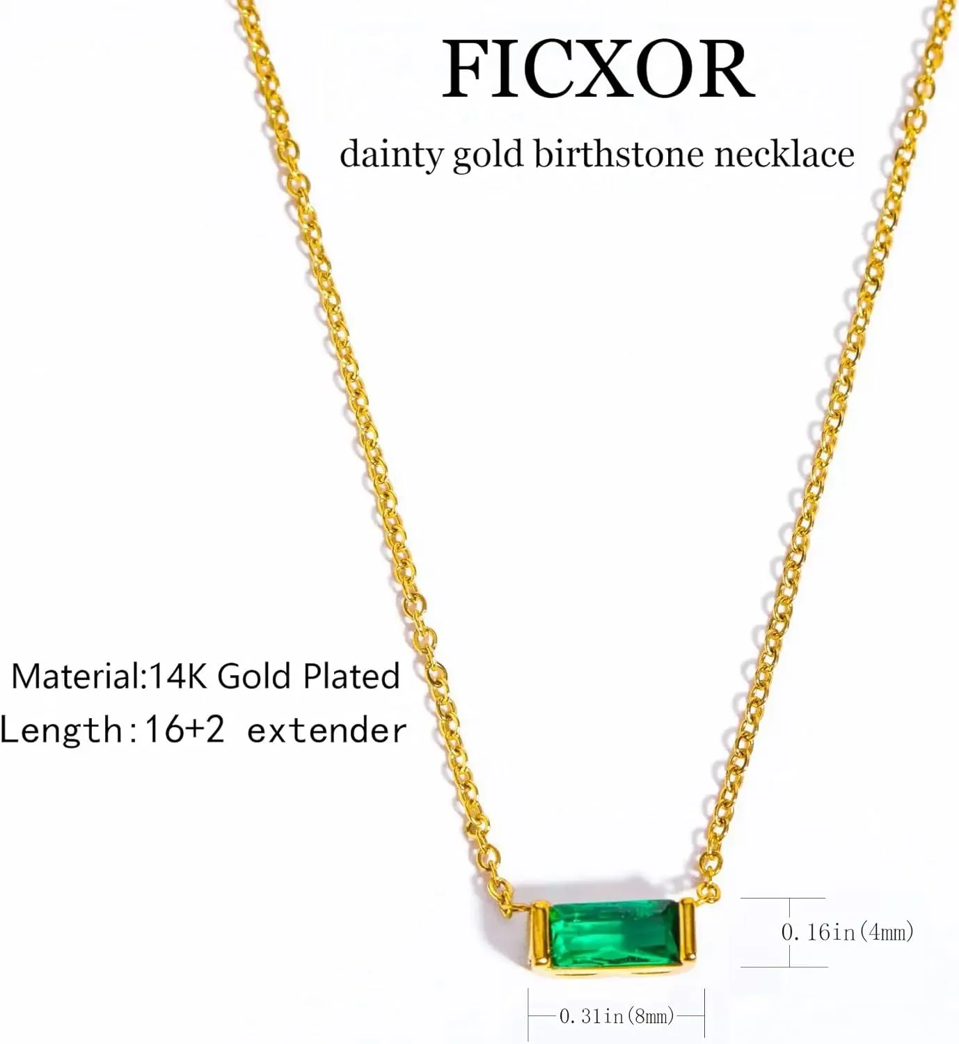 Gold Necklace for Women,Dainty Gold Necklace 14K Gold Plated Cubic Zirconia Pendant Necklace Diamond Choker Necklace for Women Cute Crystal Necklaces Aesthetic Gold Jewelry Birthday Gift