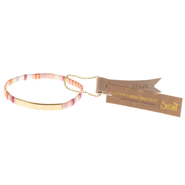 Good Karma Miyuki Bracelet: Brave