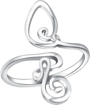 LIFKOME Foot Jewelry Toe Ring Adjustable Size Stylish Toe Ring Present for Wife Girlfriend