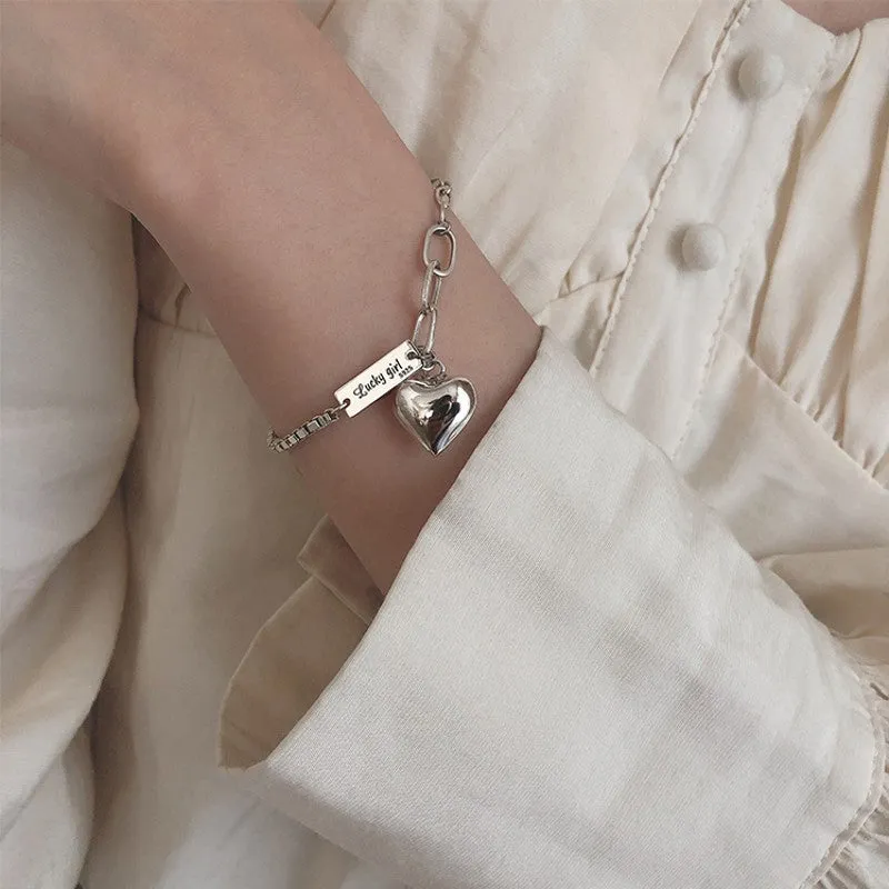 Love Bracelet Female Ins Niche Design Anklet