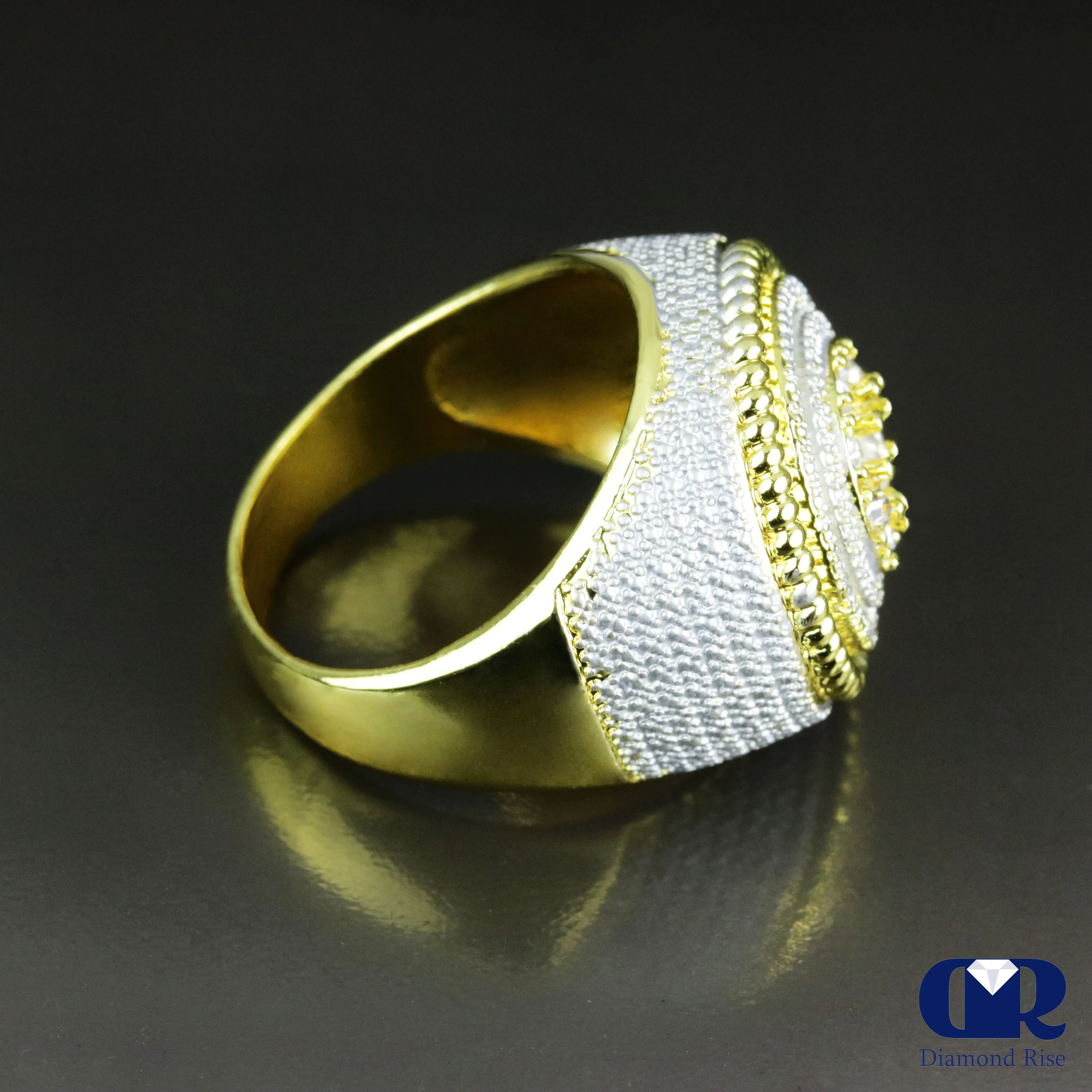 Men's Diamond Pinky Ring In 14K Gold