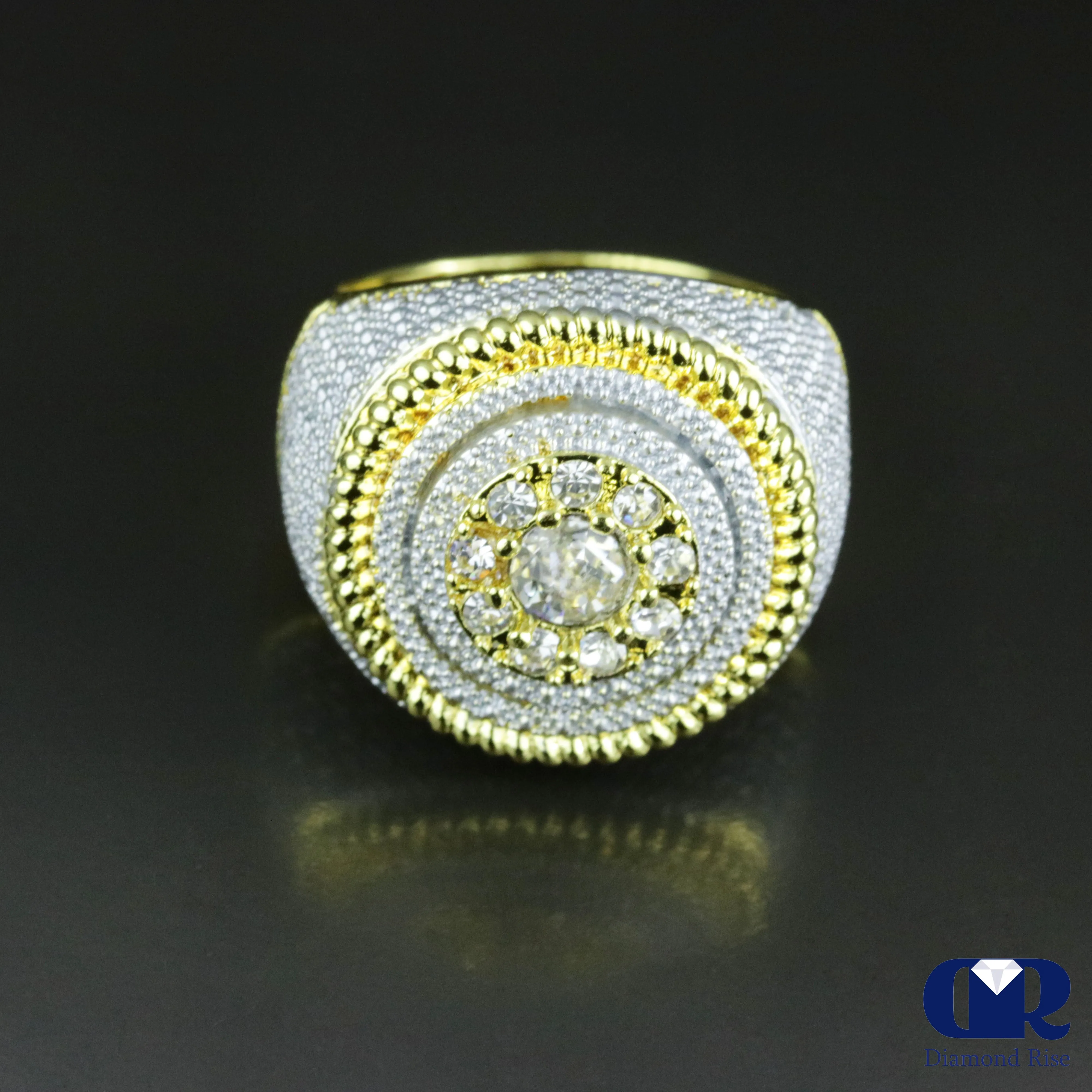 Men's Diamond Pinky Ring In 14K Gold
