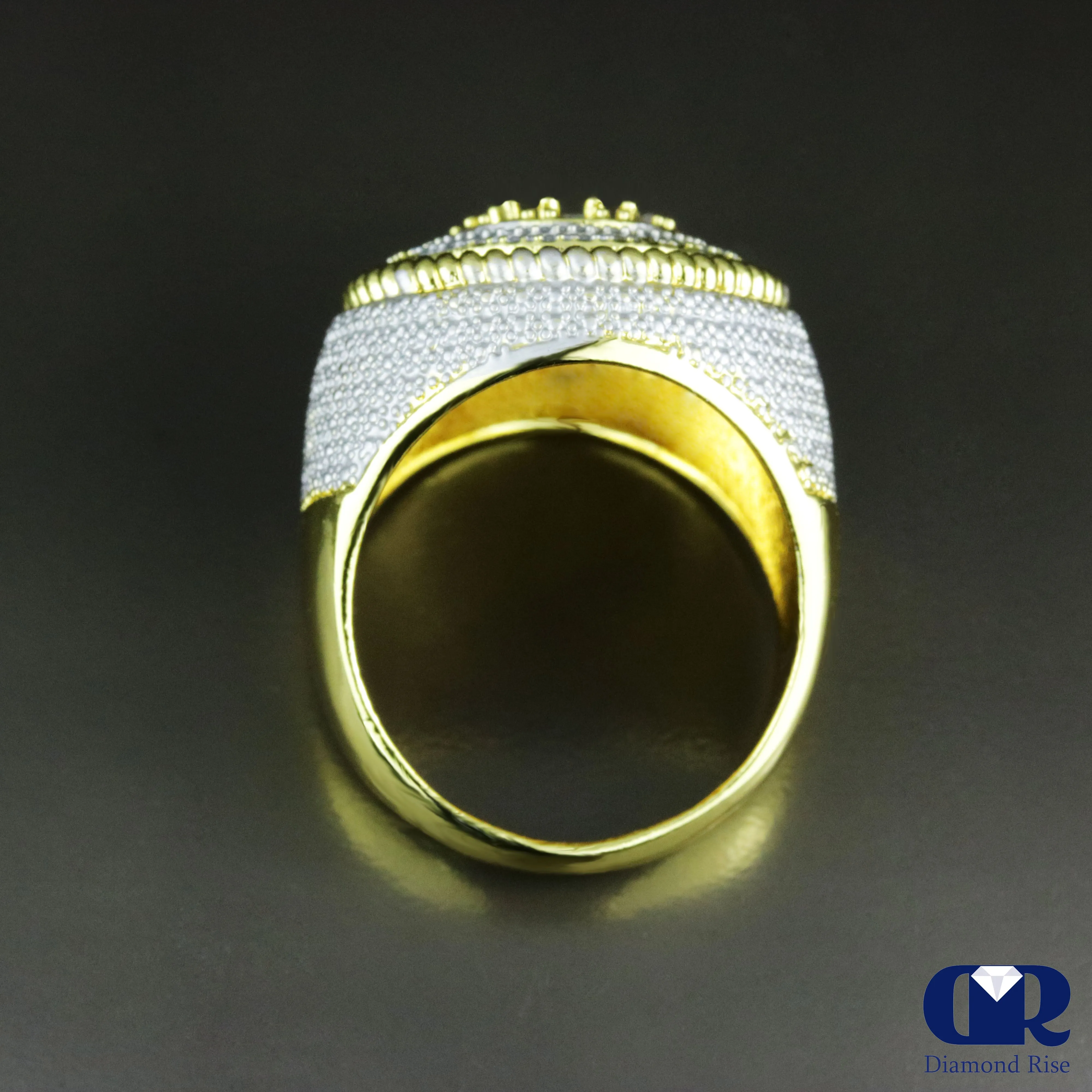 Men's Diamond Pinky Ring In 14K Gold