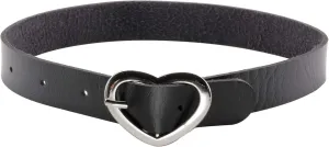 MILAKOO Adjustable Black Leather Necklaces Pu Leather Punk Rock Collar Necklace