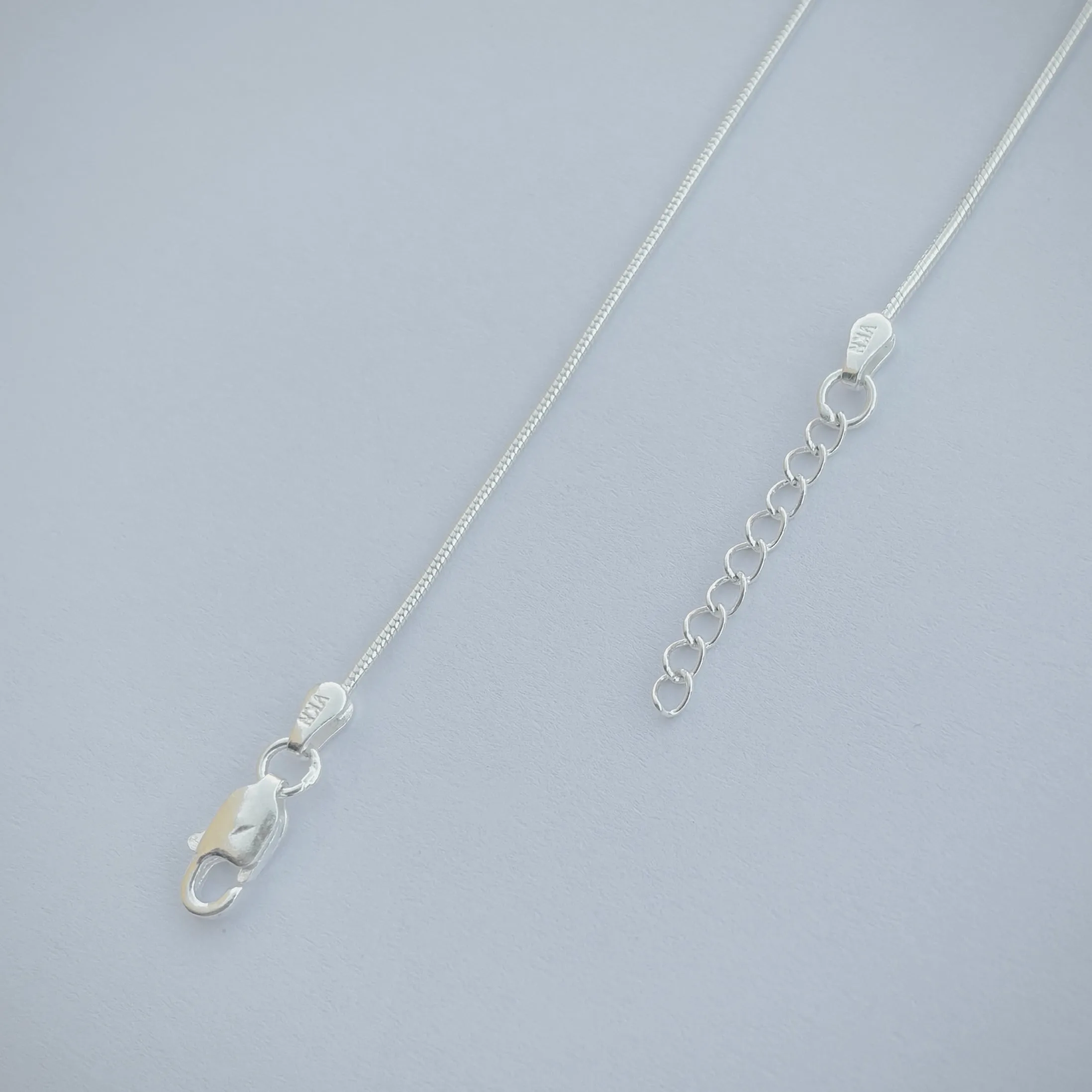 Minimalist Silver Anklet with Silver Moti Detailing.