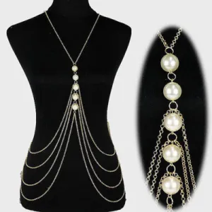 Pearl Body Chain Jewelry