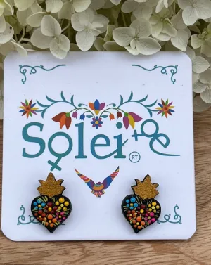 Sarahi Heart Earrings